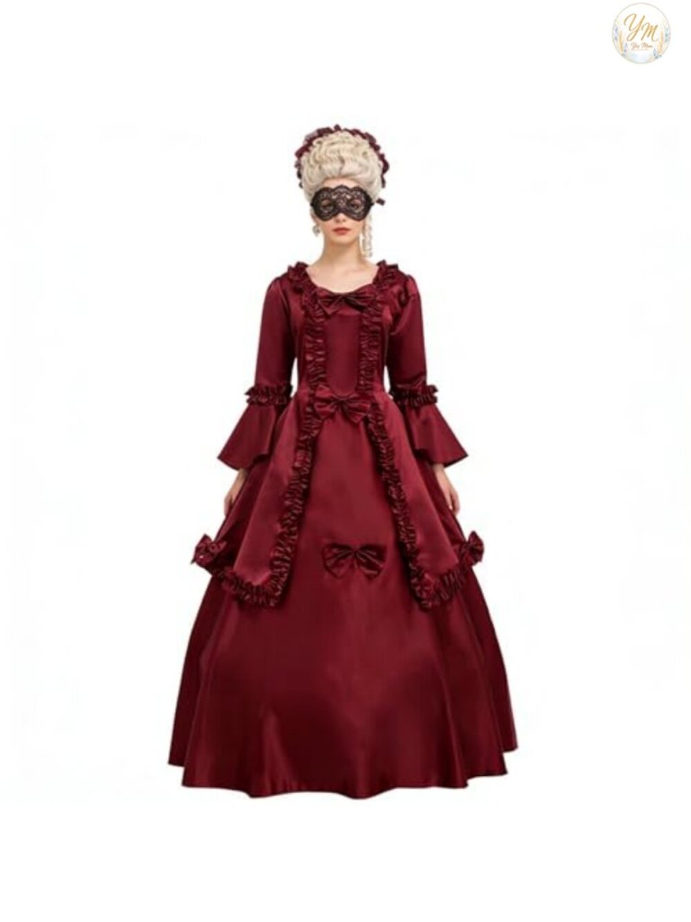 Victorian Ball Gown Rococo Dress with Bowknot and Petticoat